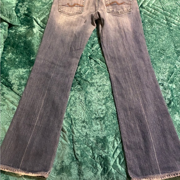 7 For All Mankind Light Blue Denim Jeans - Picture 7 of 10